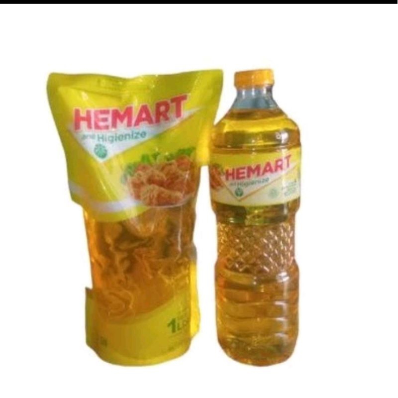 

MINYAK HEMART 1 LTR BOTOL/KEMASAN PLASTIK