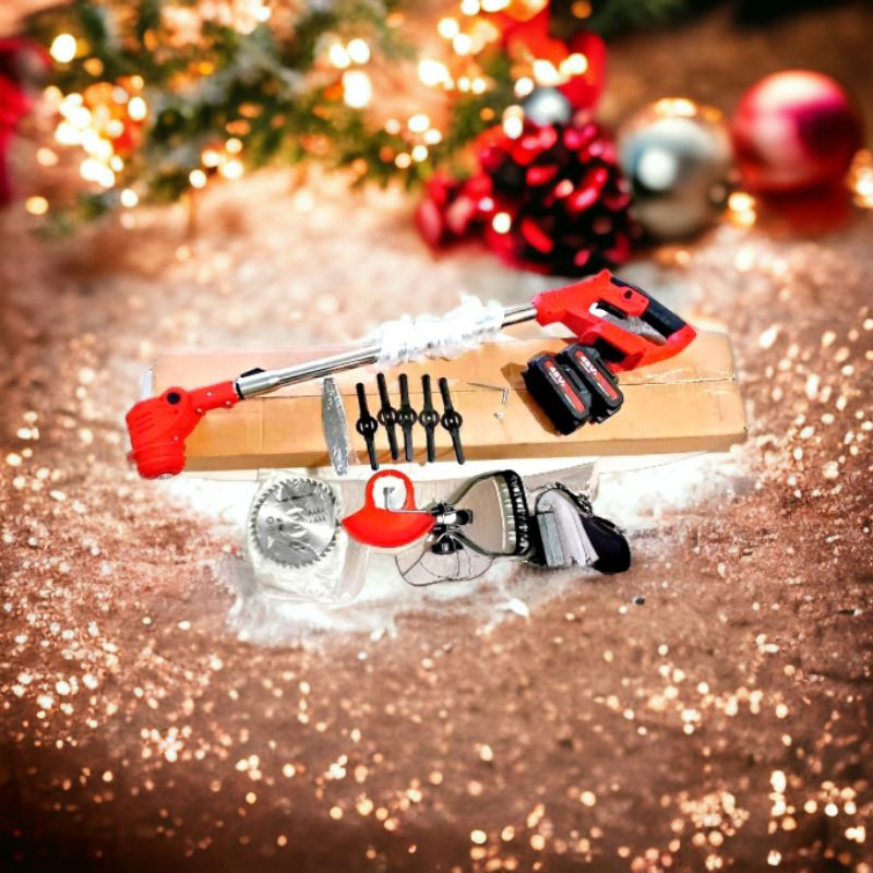 PROMO MESIN POTONG RUMPUT 48VOLT/2 BATERAI