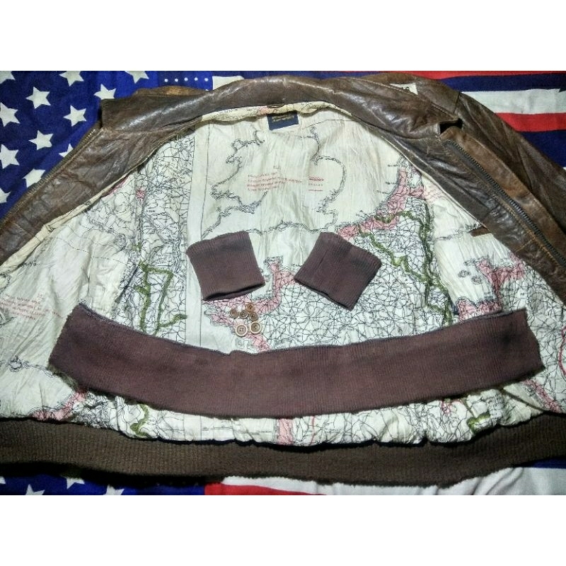 kain karet rib burpolly knit cuff set tangan dan pinggang jaket kulit bomber pilot flight jacket