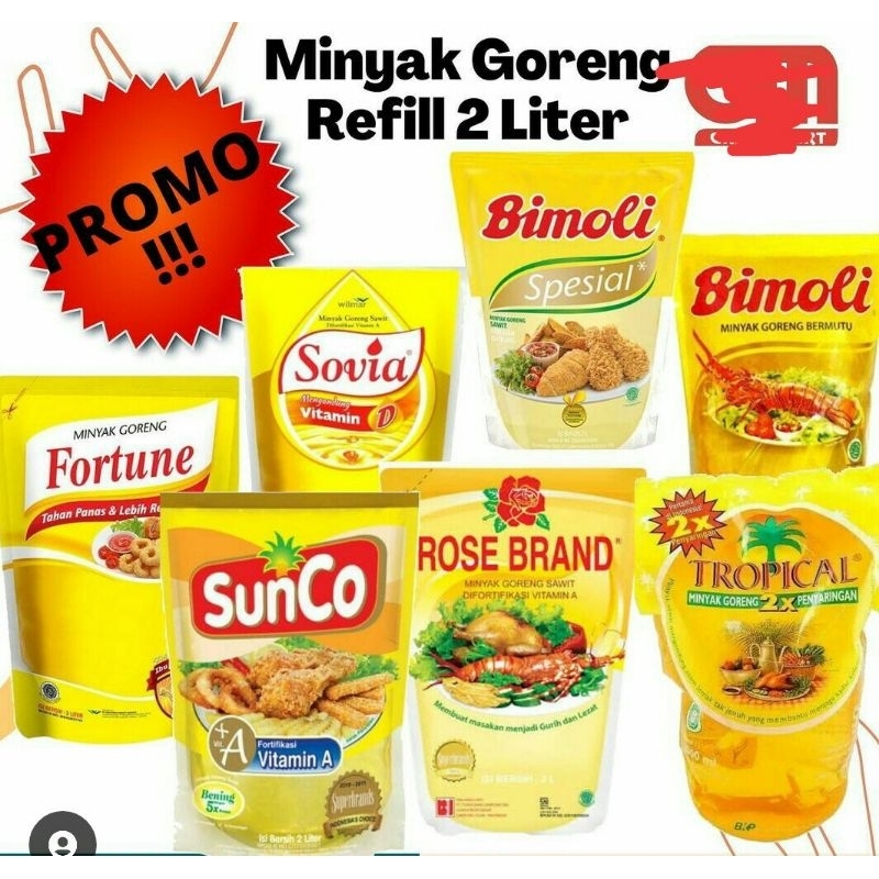 

aneka minyak kemasan 2L