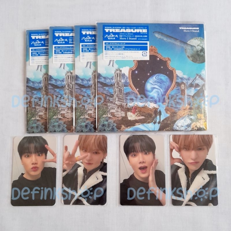 [READY STOCK] First Press 1st Japan Single Album Treasure - Here I Stand CD ver Sealed + POB Web Mum