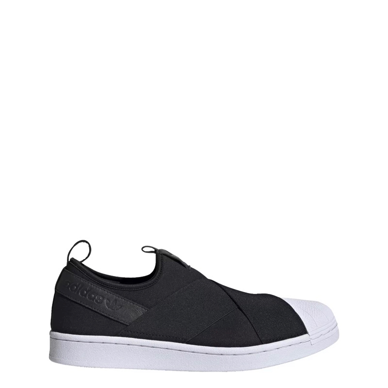 adidas ORIGINALS Sepatu Superstar Slip-on Pria Hitam FW7051