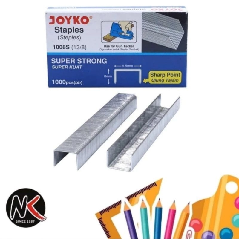 

Isi Staples Jilid/Staples Jilid JOYKO 1008S (13/8)