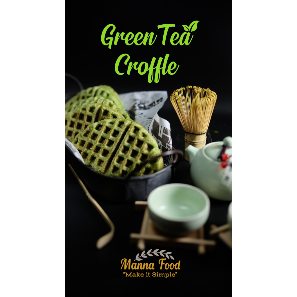 

Manna Food Green Tea Croffle / Matcha Croffle