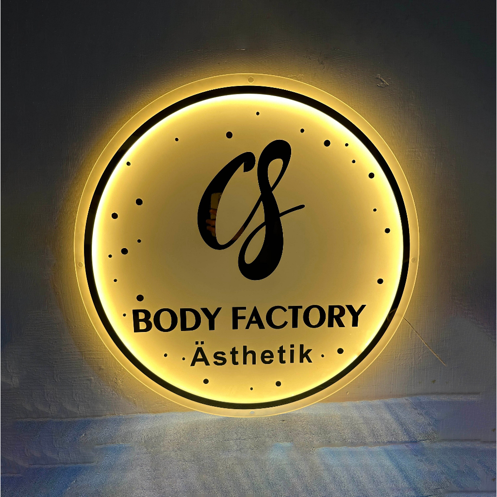 SIGN BOARD ACRYLIC BUSINESS LOGO LED// PAPAN LOGO USAHA LED// PAPAN LOGO BISNIS AKRILIK LED// PAPAN 