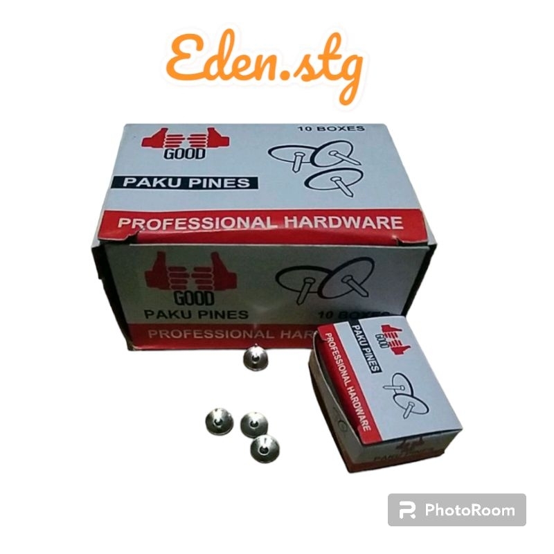 

Paku payung kotak besar paku pines thumb tacks isi 10 kotak kecil
