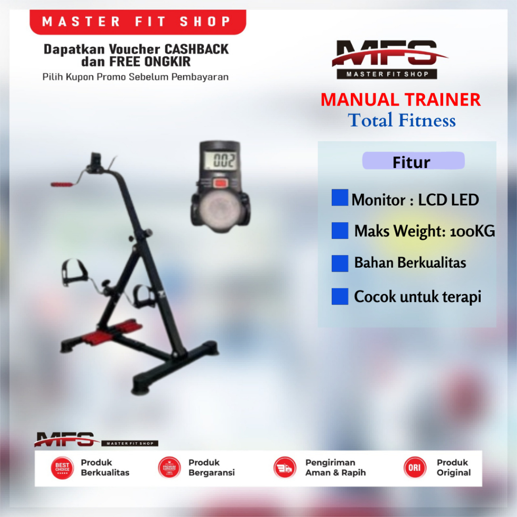 Alat fitness Manual Trainer Terapi orang tua