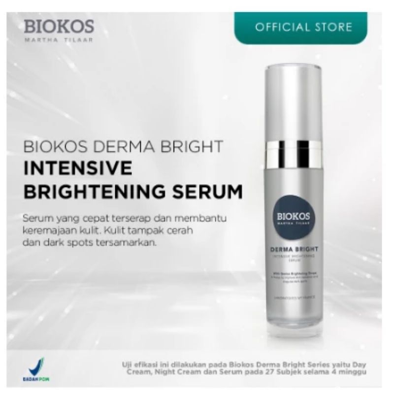 Biokos Derma Bright Intensive Brightening Serum / Serum Wajah / Serum Biokos Derma Bright