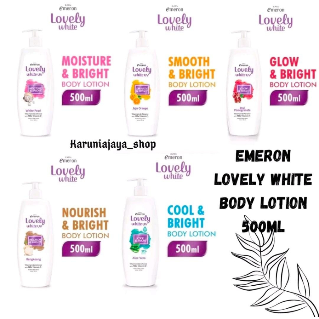 EMERON BODY LOTION LOVELY PUMP 500ML