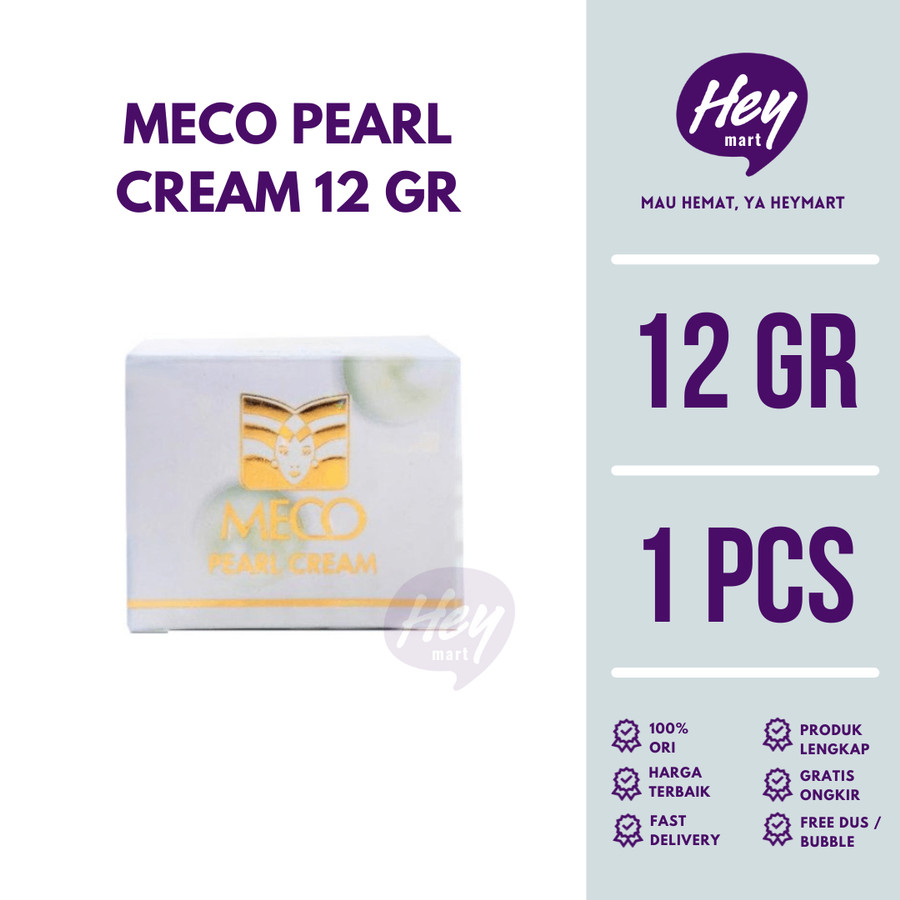 MECO CREAM 12 GR 6 GR KRIM WAJAH SIANG MALAM DAY NIGHT