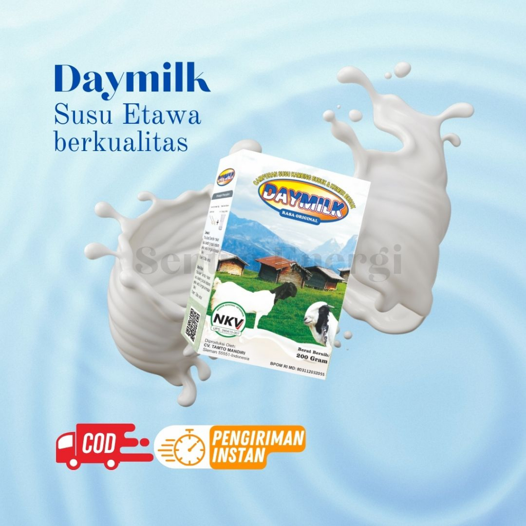 

Susu Kambing Etawa Bubuk DAYMILK 200gr Halal Bpom