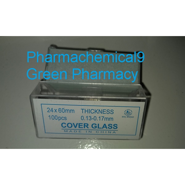 Desk Cover glass nikroskop 24x60 mm 100pc