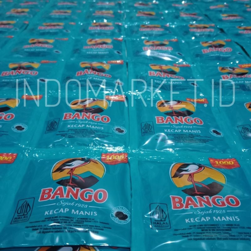 INDOMARKET.ID / Kecap bango renteng 18ml isi 12/Bango/Bango renteng/Bango renceng/Kecap manis bango/