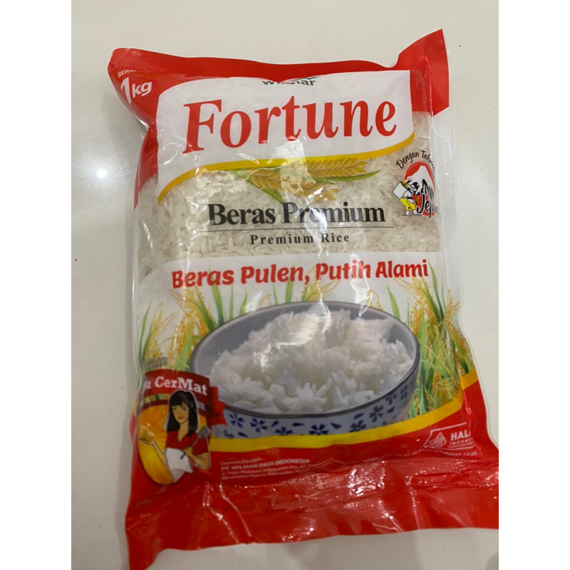 

BERAS PREMIUM FORTUNE 1 KG