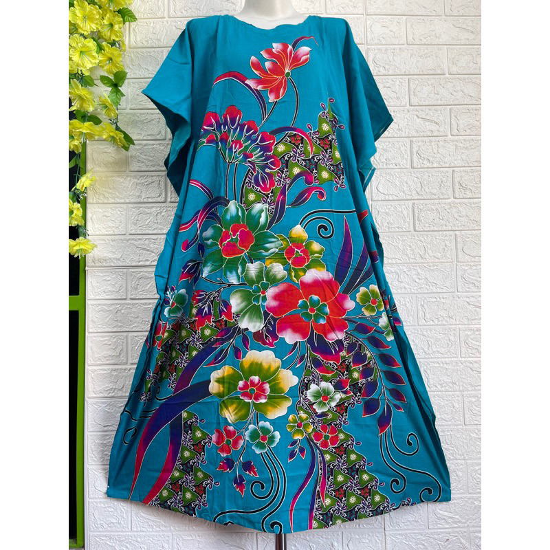 BISA COD DASTER JUMBO LD.152 CM MODEL KALONG ASLI KENCANA UNGU LABEL BIRU / DASTER LOWO PIYAMA BAJU 