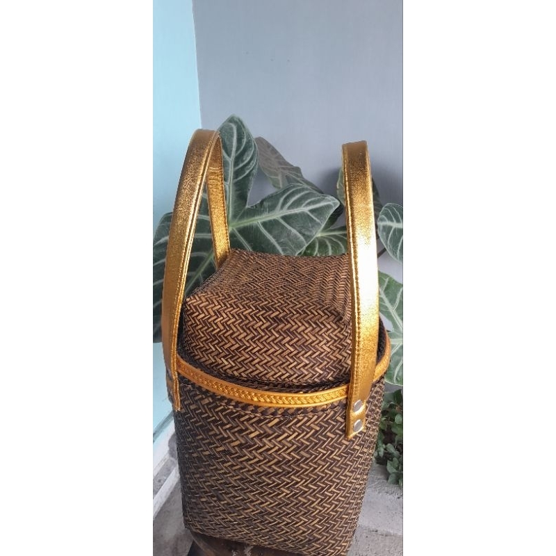 tas keben/sokasi klasik bambu antik set 2