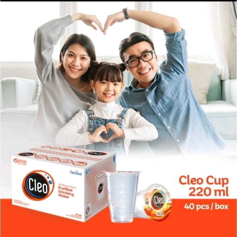 

CLEO GELAS AIR MINERAL 220ml x 40 GELAS