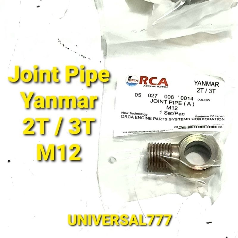 2T 3T Yanmar Joint Pipe 2 3 T Banjo Benyo M12