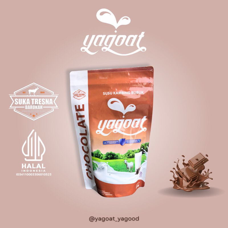 

Susu Kambing Yagoat - Rasa Cokelat - menjaga imunitas, membantu penyembuhan TBC, liver, asma, asam urat, asam lambung, bronchitis, Osteoporosisi, pegal - pegal dan Nyeri sendi