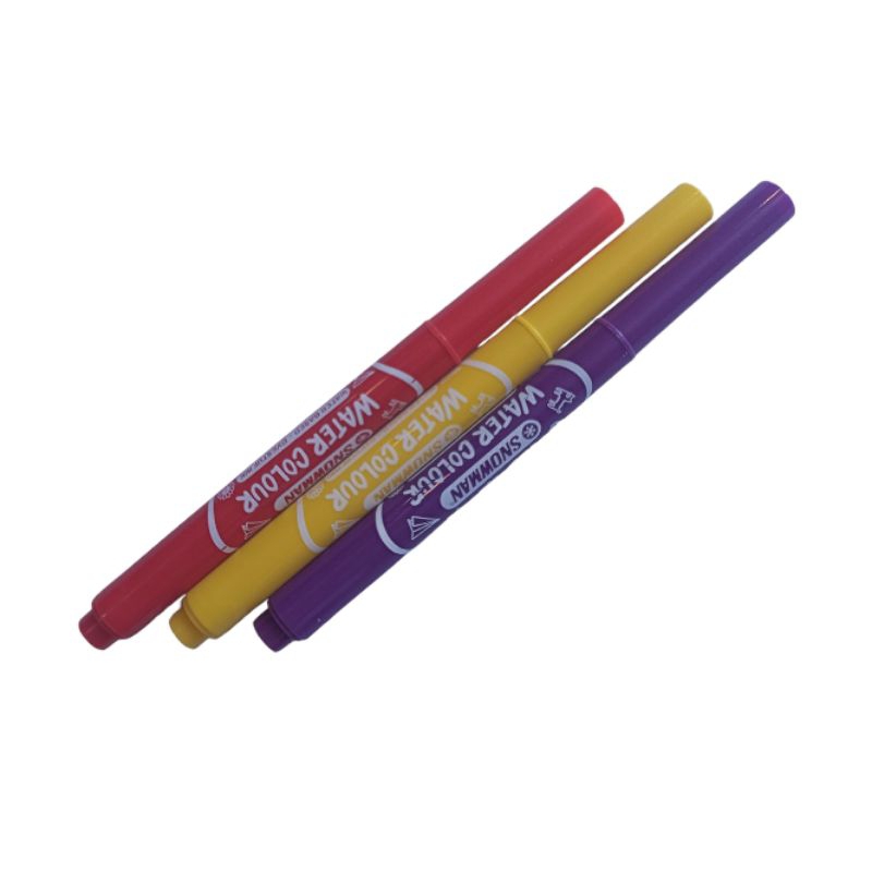 

Snowman Water Colour Marker WC-200 (3 warna) merah kuning ungu