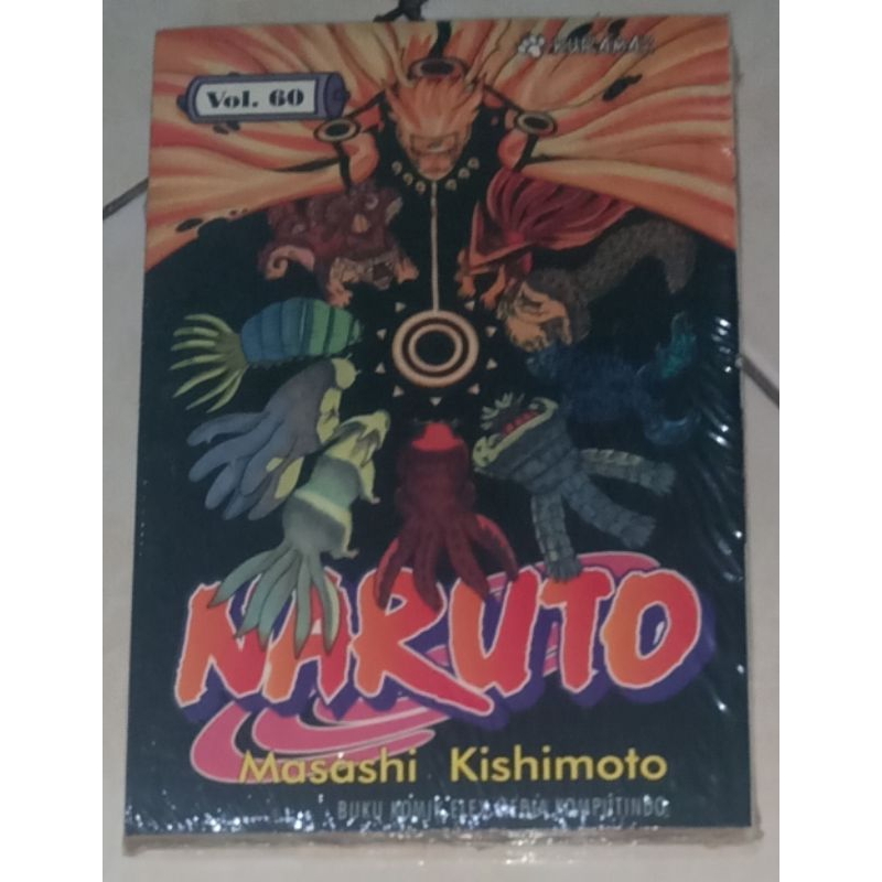 komik Naruto vol 60 original segel