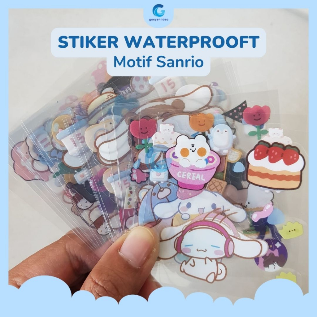 

Sticker NONO Kartun Bahan PVC Sanrio [ECER] 1 LEMBAR / Stiker Waterprooft