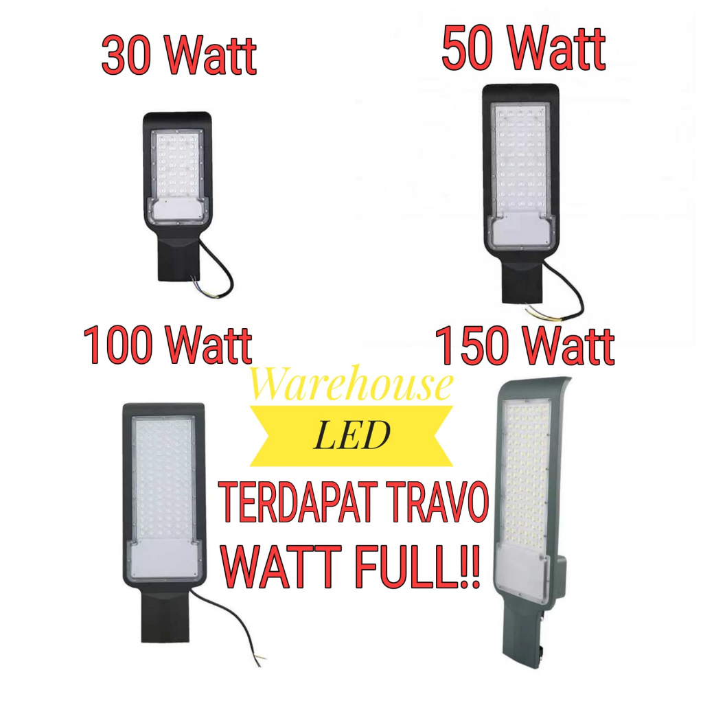 Lampu Jalan LED 100 Watt PJU LED SMD 100Watt 100w CAHAYA PUTIH KUNING
