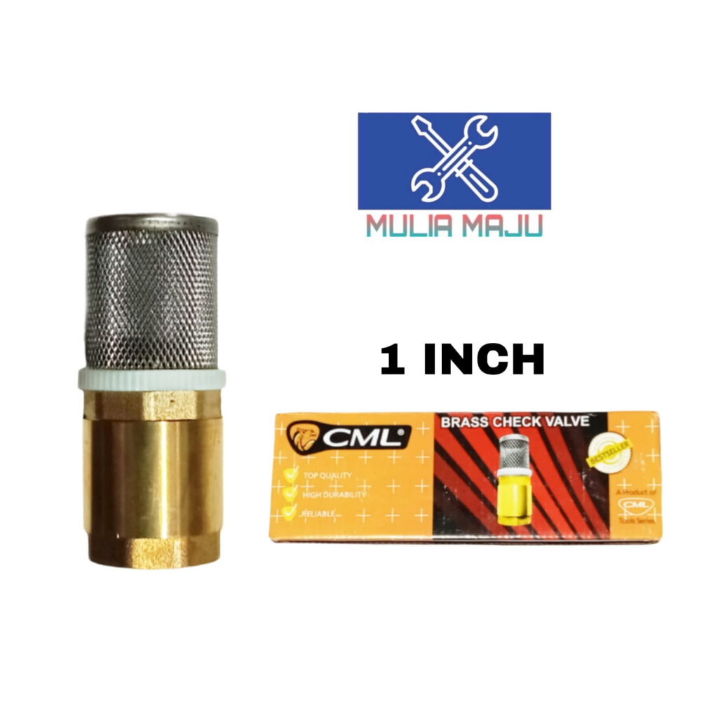 Footklep Kuningan 1 inch Camel / Tusen Klep 1" Kuningan camel bagus