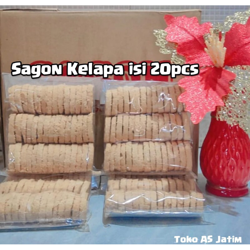 

Sagon kelapa isi 20pack camilan grosir