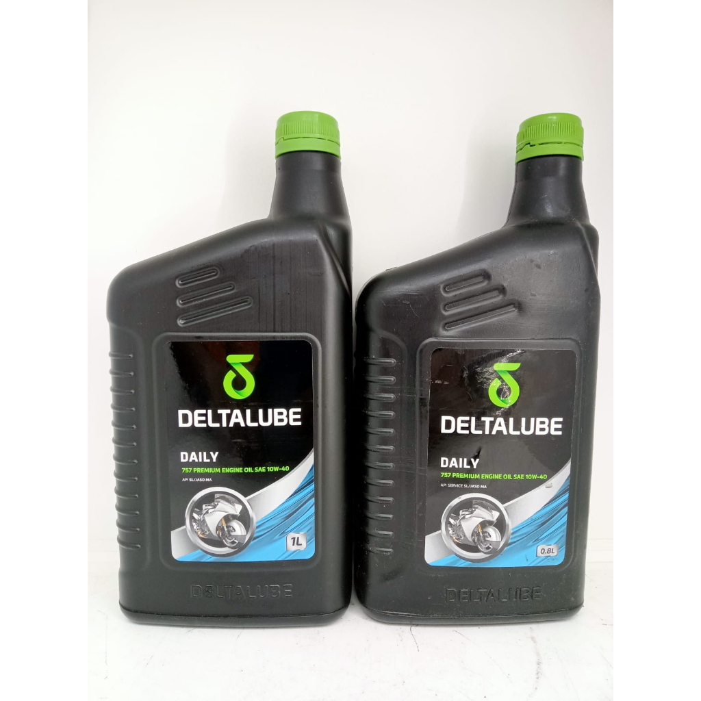 Deltalube 4T Daily (Non Matic) 757 Premium Sae 10w/40 800ML & 1 Liter