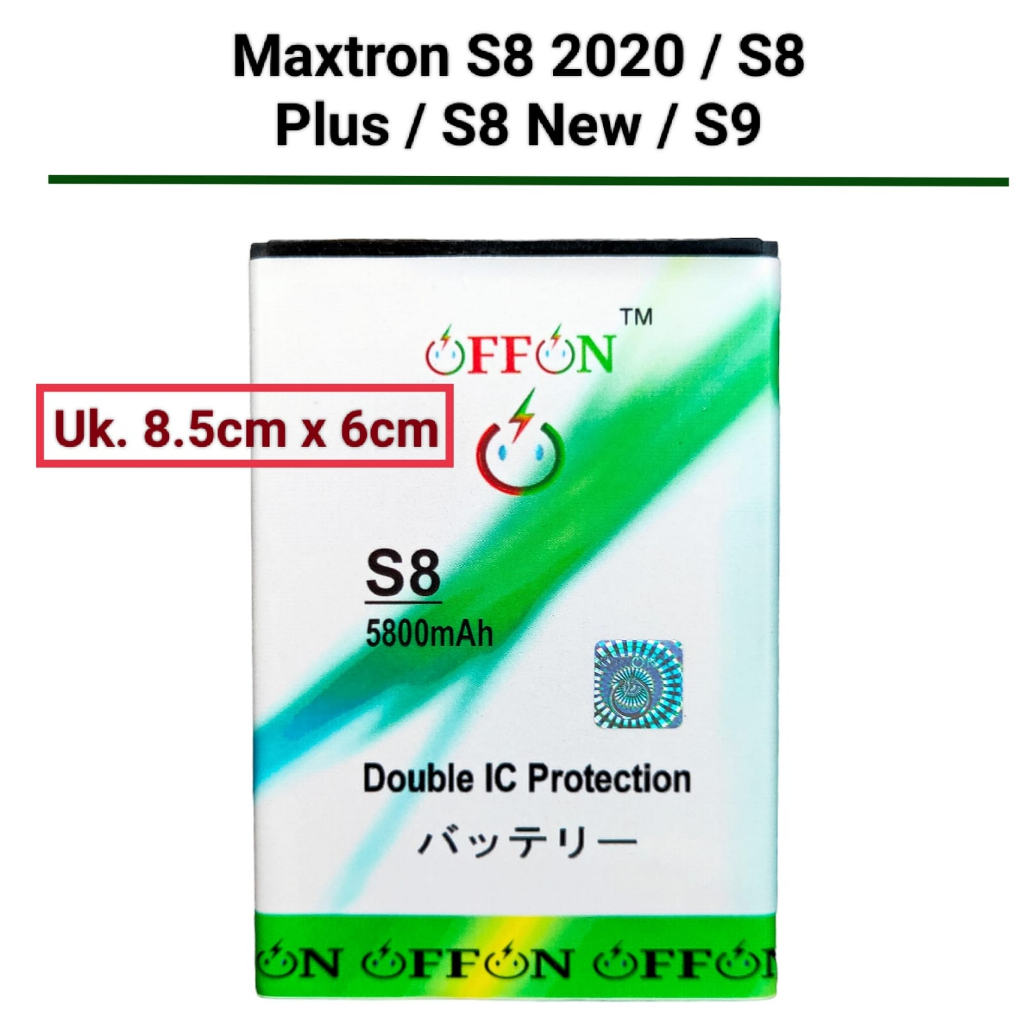 Baterai Doublepower Maxtron S9 S8 2020 S8 Plus Batre Double power Battery