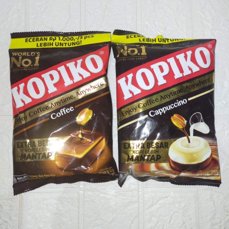 

KOPIKO PERMEN RASA KOPI / KOPI SUSU CAPPUCINO 175g