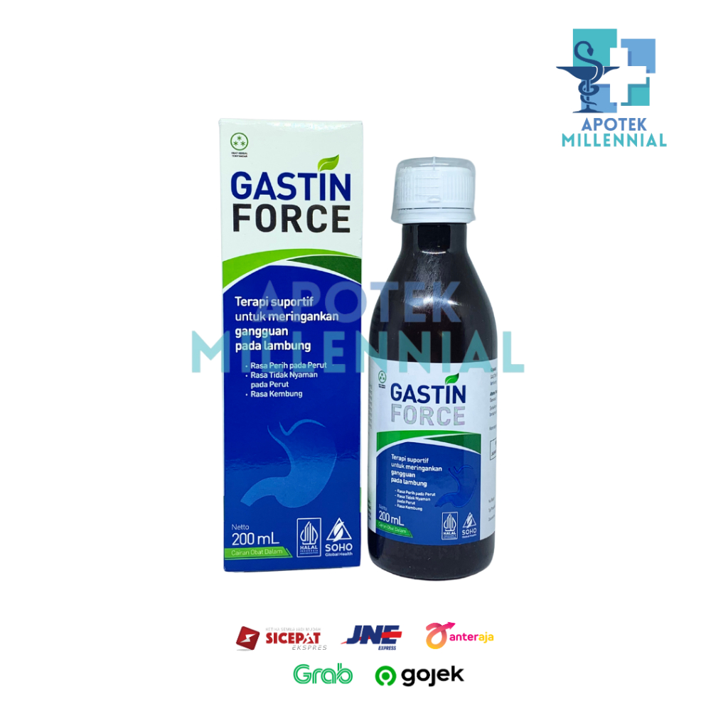 GASTIN FORCE SIRUP /obat herbal /lambung