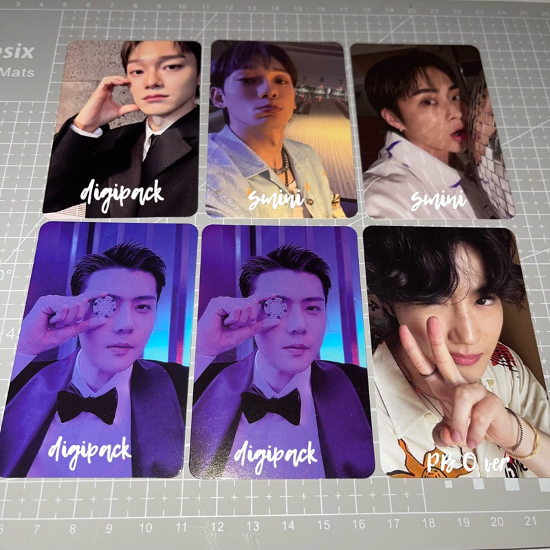 Photocard Official EXO Exist SEHUN SUHO CHEN XIUMIN PC digipack, smini, photobook ver.