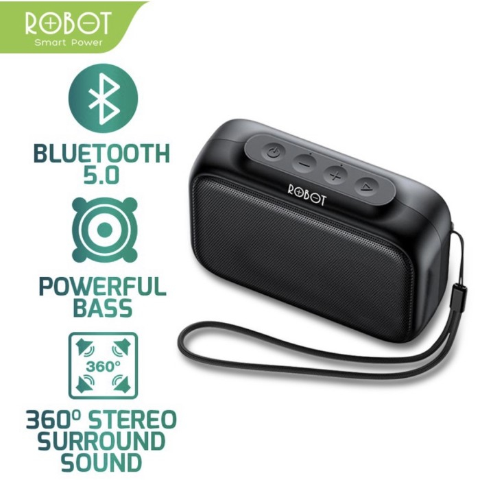 Speaker Bluetooth ROBOT RB100 - Speaker Bluetotth Wireless 5.0 Mini Portable