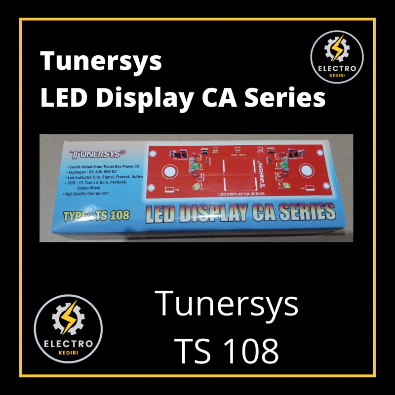tunersys led display CA series | TS 108 display les ca seri