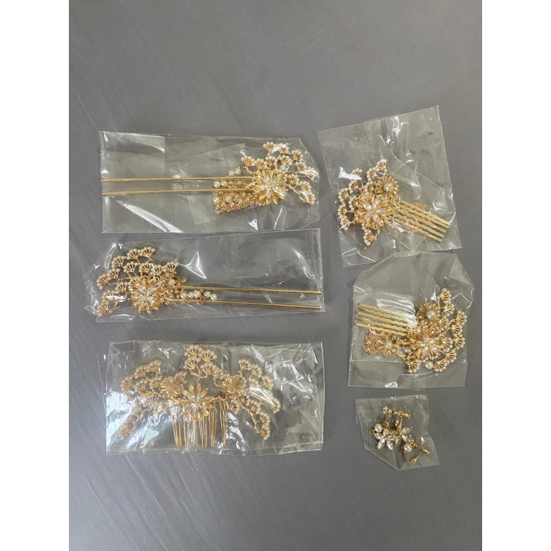 Hairpiece tusuk konde sirkam sangjit tingjing bride pengantin