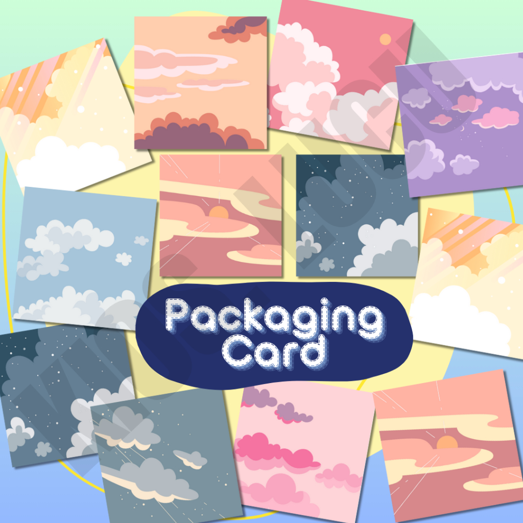 

Packaging Card ★ Sky Series ★ Accessories Paper ★ FREE PLASTIC ★ Cute Paper ★ Alas Kertas ★ Alas Kemasan Packing