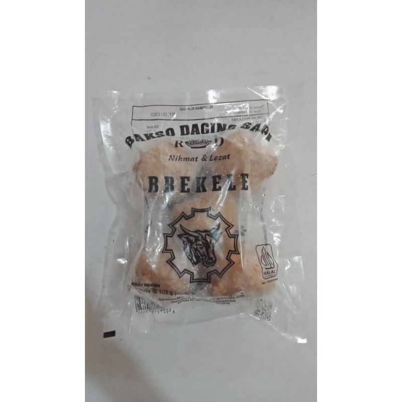 

Baso daging sapi RD Brekele Bakso sapi 103g 5s
