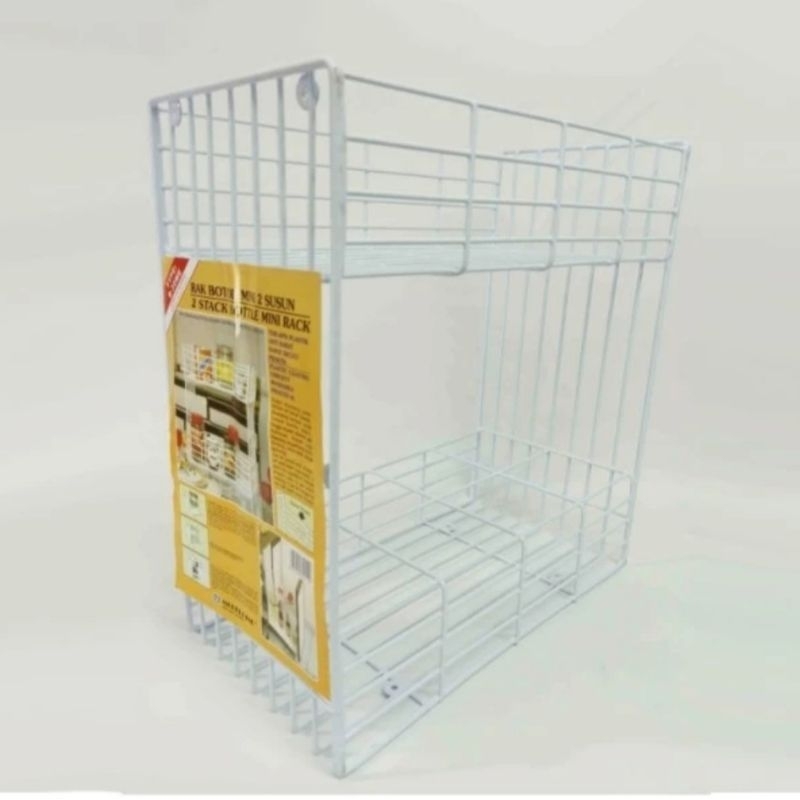 RAK BOTOL GELAS MINI 2 SUSUN B 30 ME MODELLINE RAK LACI KITCHEN SET