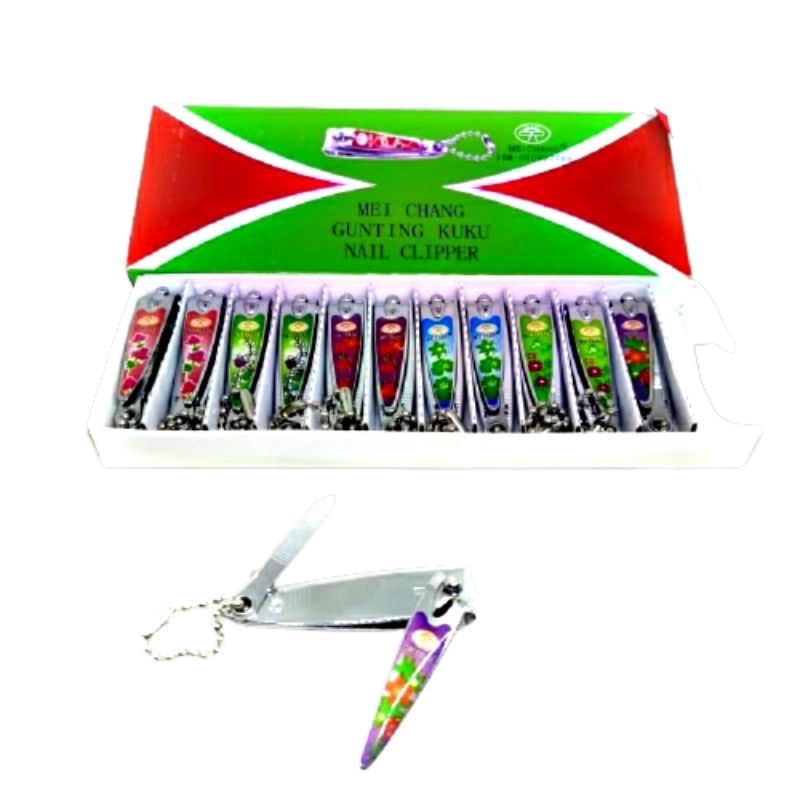 [ERA] Gunting Kuku Nail Clipper Emigo MeiChang ladypop Grosir 12pcs