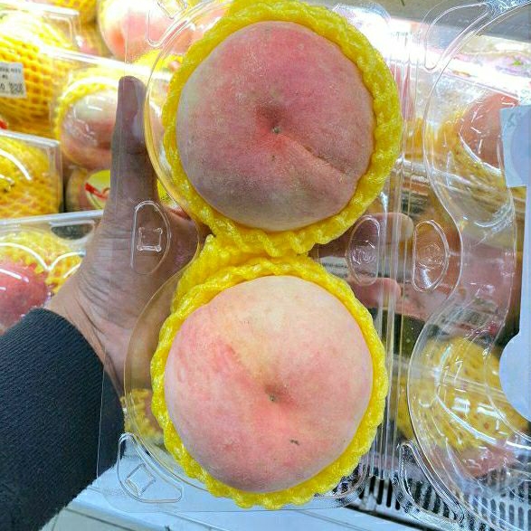 

Peach White Honey Jumbo Import | Buah Peach 2 Pcs | Pack