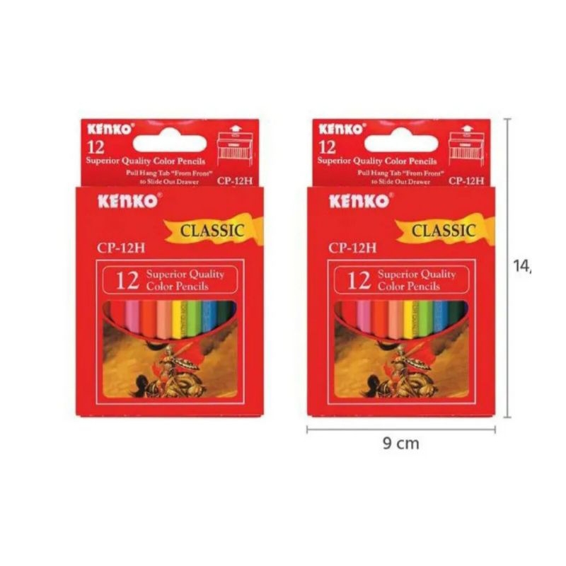 

kenko kelir pensil warna isi 12 pcs