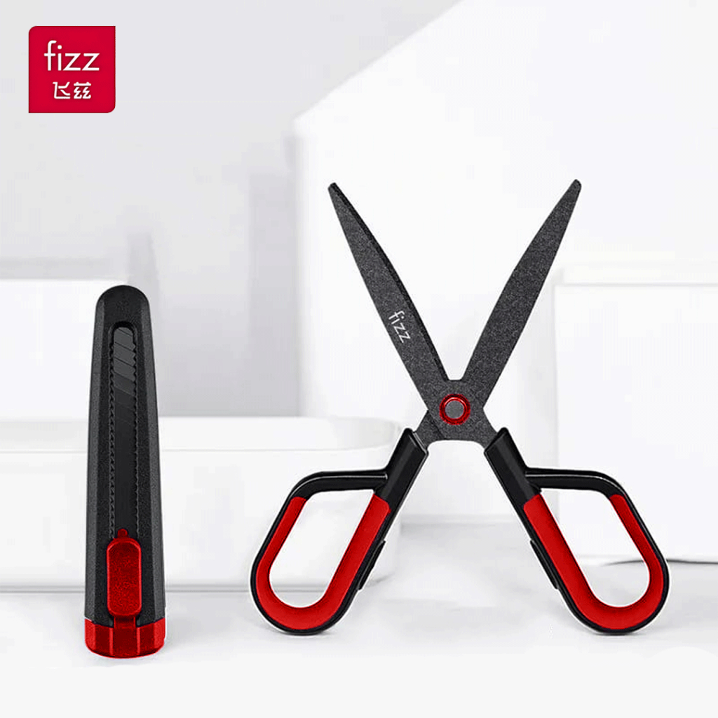 

FIZZ FZ21213-R 2 IN 1 GUNTING & CUTTER MULTIFUNCTION SCISSOR STAINLESS