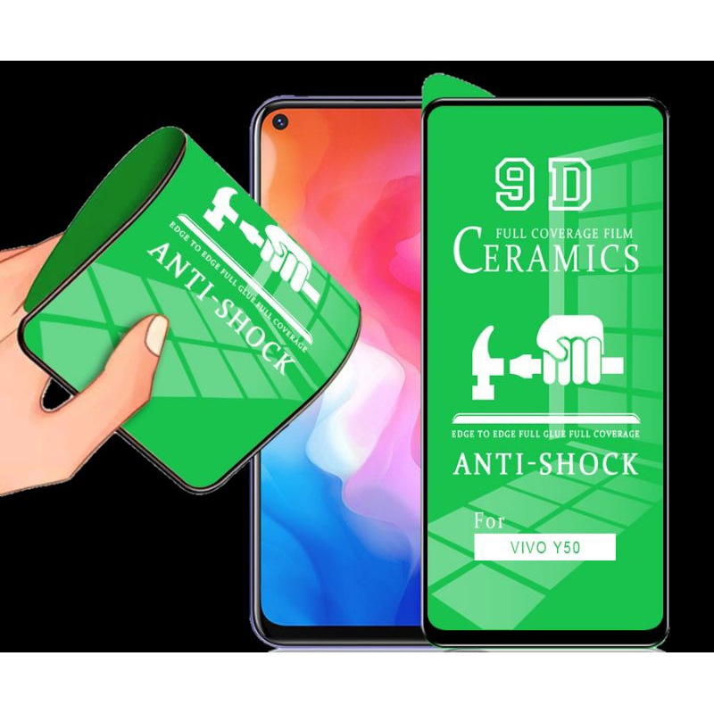 PAKET TG OPPO Reno 2F / Reno 2Z Tempered Glass Ceramic Clear HD Nano Film Anti Gores Pelindung Layar