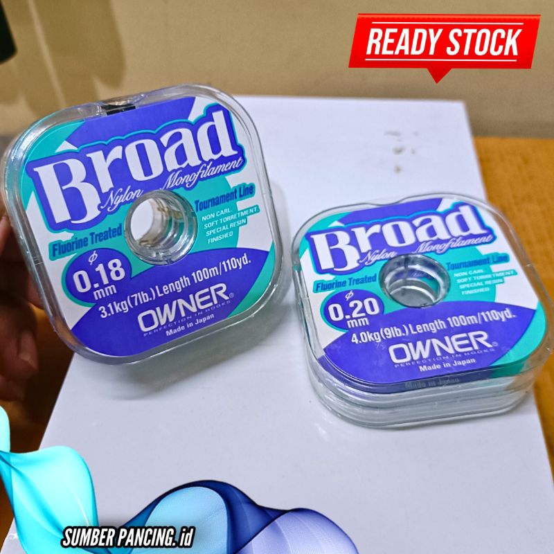 Senar Owner Broad 100 meter - senar pancing broad