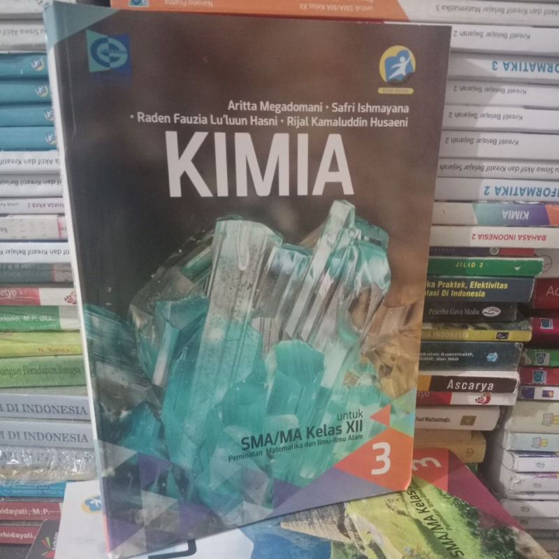 buku kimia SMA 3-12 penerbit grafindo/aritta