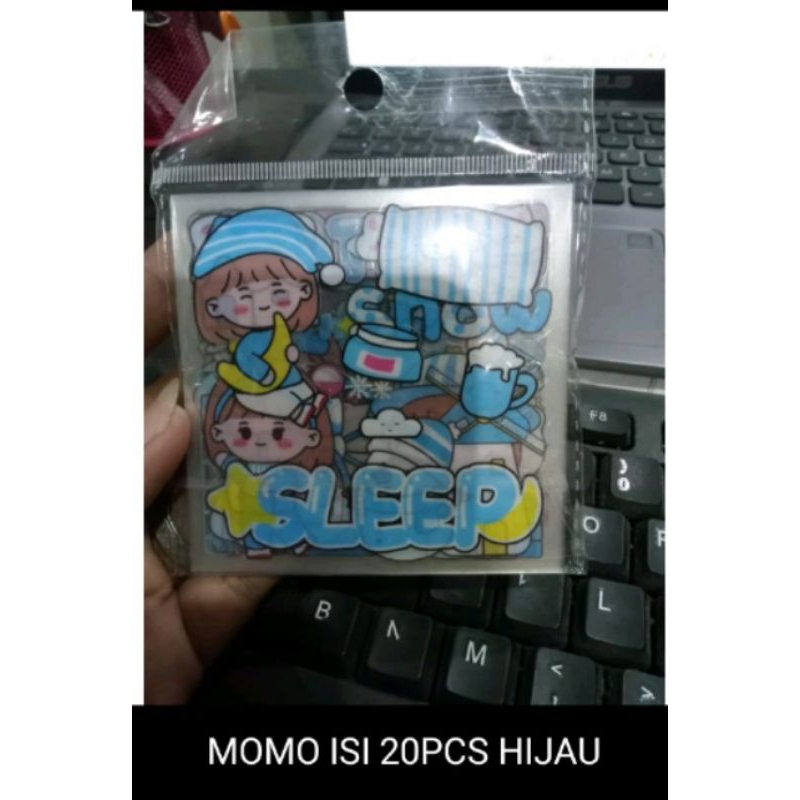 

STICKER MOMO RAINBOW / STICKER LUCU WATERPROOF ISI 20PCS / BOX