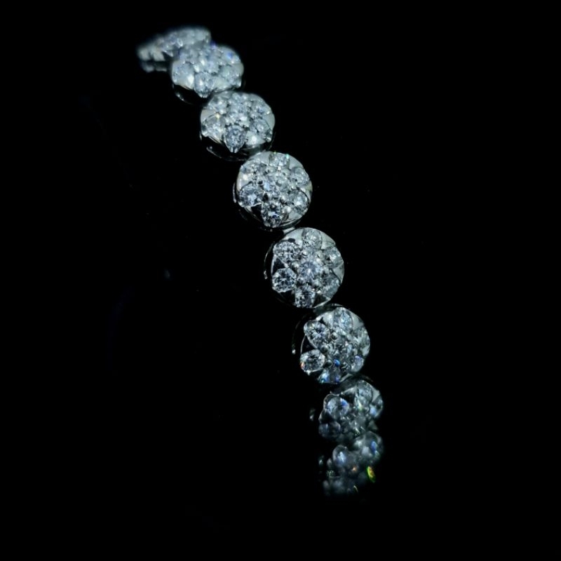 Gelang Serut Berlian Eropa Natural Lotus Set