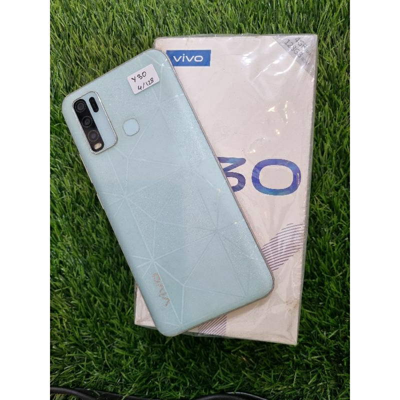 Vivo y30 ram 4/128gb seken fullset